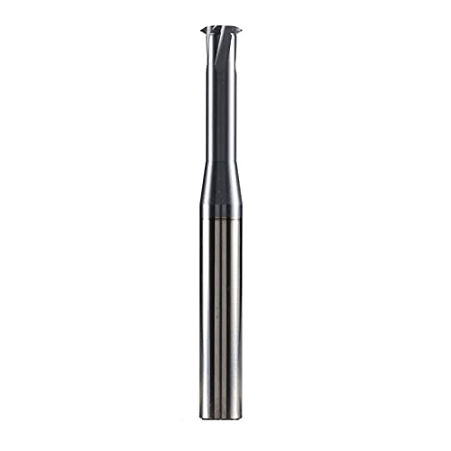 YULIXIA Dauerhaft Hartmetall-Faden-Endfräser einzelne Flöte CNC-Gewindefräser-Werkzeuge (Dimensions : TRS P1.0 D4.8 H6) von YULIXIA