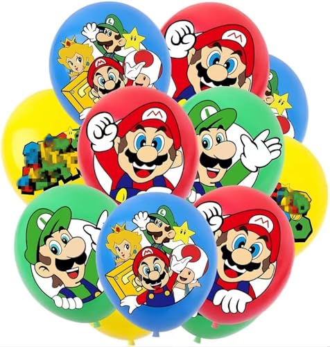 Luftballons Geburtstag Kinder, 16 Stück Cartoon Latex Luftballons, Kindergeburtstag Ballons Dekoration, Ballon Set Geburtstag für Jungen Mädchen Themed Party Supplies Luftballons Geburtstag Kinder, 16 Stück Cartoon Latex Luftballons, Kindergeburtstag Ballons Dekoration, Ballon Set Geburtstag für Jungen Mädchen Themed Party Supplies von YULONGWU