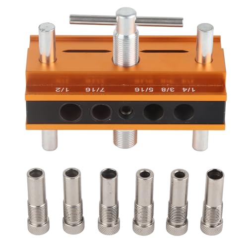 Holz -Doweling -Jig -Aluminium -Legierungs -Bohrhandbuch Buchse, die sich selbst zentrieren, um Holzbearbeitung zu zentrieren Holz -Doweling -Jig -Aluminium -Legierungs -Bohrhandbuch Buchse, die sich selbst zentrieren, um Holzbearbeitung zu zentrieren von YUMILI