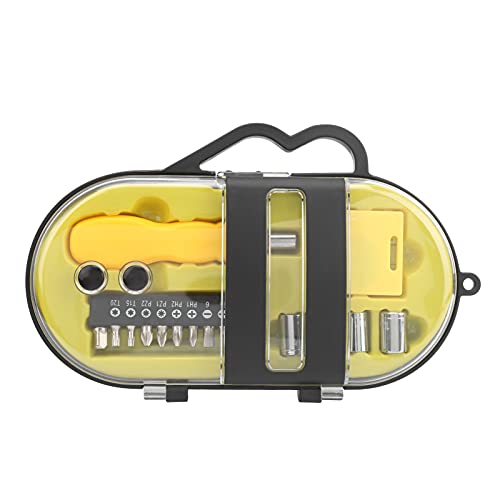 YUMILI 16pcs Hardware -Werkzeugkit Schraubendreher Bit Sockel Reparatur Kürbisgriff Eigenschaften YUMILI 16pcs Hardware -Werkzeugkit Schraubendreher Bit Sockel Reparatur Kürbisgriff Eigenschaften von YUMILI