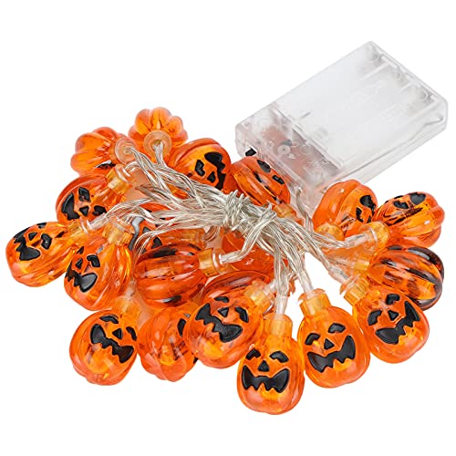YUMILI Halloween Dekoration Lichterkette, Kürbis Lichterkette Halloween, Halloween Lichterkette, batteriebetriebene LED-Kürbis-Lichterketten für Halloween-Dekorationen im Innen- und Außenbereich YUMILI Halloween Dekoration Lichterkette, Kürbis Lichterkette Halloween, Halloween Lichterkette, batteriebetriebene LED-Kürbis-Lichterketten für Halloween-Dekorationen im Innen- und Außenbereich von YUMILI