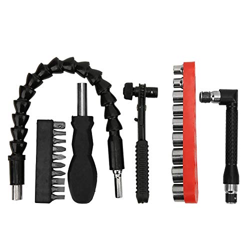 Yumili 23pcs Flexible Welle Bit Kohlenstoffstahlschraubendreher Bits Sockel Handwerkzeug für elektrische Bohrer Yumili 23pcs Flexible Welle Bit Kohlenstoffstahlschraubendreher Bits Sockel Handwerkzeug für elektrische Bohrer von YUMILI