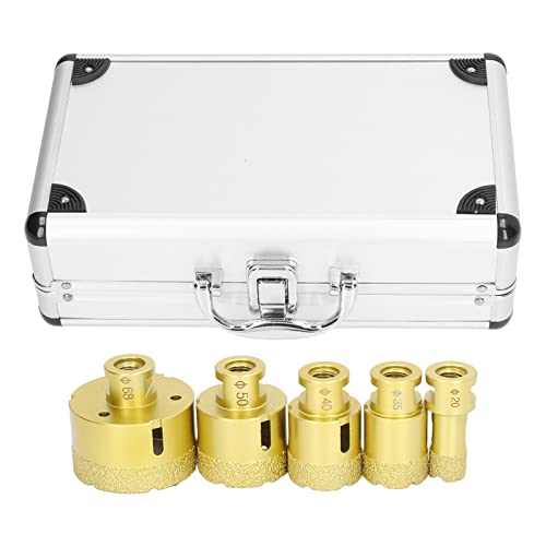 Yumili 5pcs Diamond Drill M14 Winkelschleifer Lötloch Sägeeröffner für Glass Marmor Granit von YUMILI