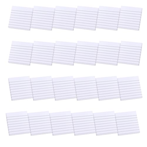 24 Stück linierte Haftnotizen, liniert, bunt, Schreibblock, praktischer Papierblock, Memos für Büro, Schule, linierte Notizen, Notizen, linierte Post 24 Stück linierte Haftnotizen, liniert, bunt, Schreibblock, praktischer Papierblock, Memos für Büro, Schule, linierte Notizen, Notizen, linierte Post von YUNGLOO