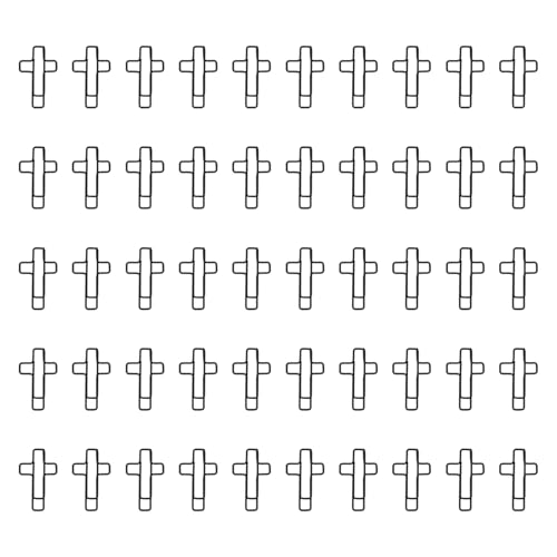 Kleine Lesezeichen, kreative Büroklammern, Kreuzform, Lesezeichen, Halter, Planer-Clips für Zuhause, 50 Stück Kleine Lesezeichen, kreative Büroklammern, Kreuzform, Lesezeichen, Halter, Planer-Clips für Zuhause, 50 Stück von YUNGLOO