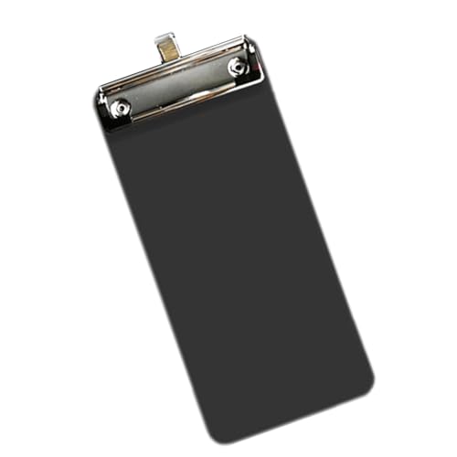Kleines Klemmbrett, 10 x 22 cm, für Büro, Schule, Klassenzimmer, Café, Restaurant, Klemmbrett mit Haken zum Aufhängen, Dokument für Meetings Kleines Klemmbrett, 10 x 22 cm, für Büro, Schule, Klassenzimmer, Café, Restaurant, Klemmbrett mit Haken zum Aufhängen, Dokument für Meetings von YUNGLOO