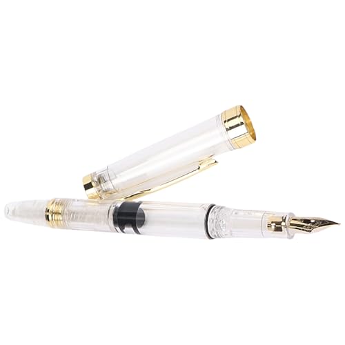 YUNGLOO Klarer Füllfederhalter, 0,38 mm, 0,5 mm, Schreibwaren, Unterschrift, Schule, Bürobedarf, Füllfederhalter, Schreiben, Kalligraphie, Schulbedarf YUNGLOO Klarer Füllfederhalter, 0,38 mm, 0,5 mm, Schreibwaren, Unterschrift, Schule, Bürobedarf, Füllfederhalter, Schreiben, Kalligraphie, Schulbedarf von YUNGLOO
