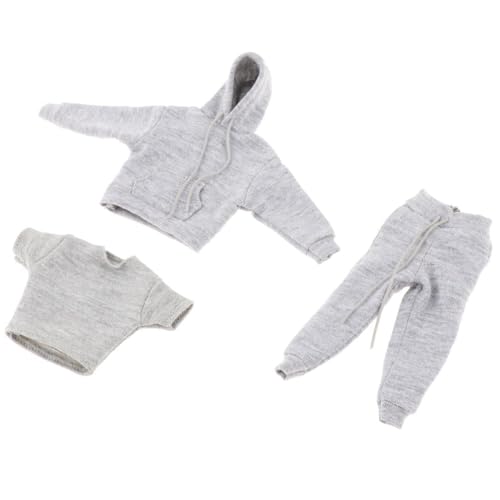 YUNGLOO Simulation Puppe Kleidung Soldat Figur Sweatshirt Sweatpants T-Shirt Set für 1:12 Maßstab Actionfiguren Display Zubehör Puppenzubehör YUNGLOO Simulation Puppe Kleidung Soldat Figur Sweatshirt Sweatpants T-Shirt Set für 1:12 Maßstab Actionfiguren Display Zubehör Puppenzubehör von YUNGLOO