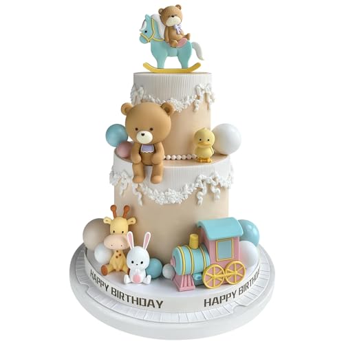 Teddybär Kuchen Dekoration, 6 PCS Tortendeko Bär, Bär Kuchen Dekoration, Tierische Kuchendekoration, Bär Kuchendekorationen, Bär Cupcake Topper, für Babyparty Kuchen Dekoration Teddybär Kuchen Dekoration, 6 PCS Tortendeko Bär, Bär Kuchen Dekoration, Tierische Kuchendekoration, Bär Kuchendekorationen, Bär Cupcake Topper, für Babyparty Kuchen Dekoration von YUNHENTONG