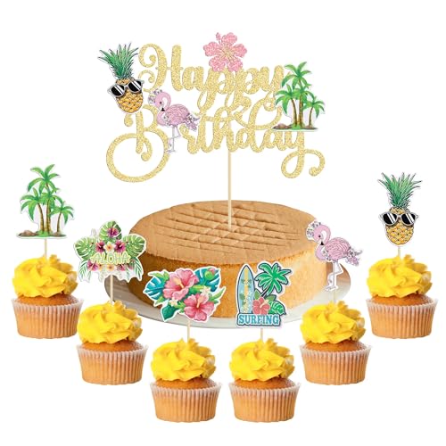 Sommer Tortendeko, 25 Stück Pool Strand Kuchendeko Geburtstag, Sommer Cupcake Topper Voller Energie Sommer Happy Birthday Tortendeko für Sommerstrand Thema Partyzubehör Sommer Tortendeko, 25 Stück Pool Strand Kuchendeko Geburtstag, Sommer Cupcake Topper Voller Energie Sommer Happy Birthday Tortendeko für Sommerstrand Thema Partyzubehör von YUNHENTONG