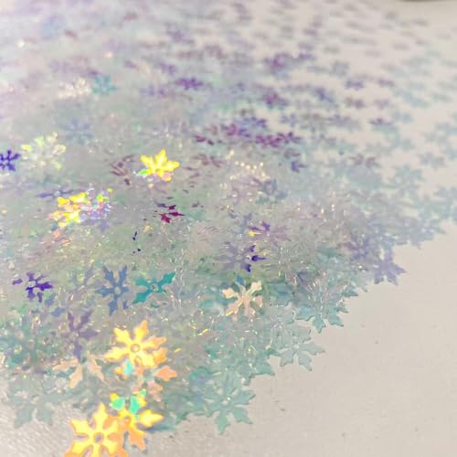 2500 Stück Schneeflocken Party Glitzer PVC Konfetti für Weihnachten Tisch Konfetti Glitzer für Winter Snowfield Wonderland Xmas Party Supplies DIY Handwerk Projekte Party Dekorationen 2500 Stück Schneeflocken Party Glitzer PVC Konfetti für Weihnachten Tisch Konfetti Glitzer für Winter Snowfield Wonderland Xmas Party Supplies DIY Handwerk Projekte Party Dekorationen von YUNILE