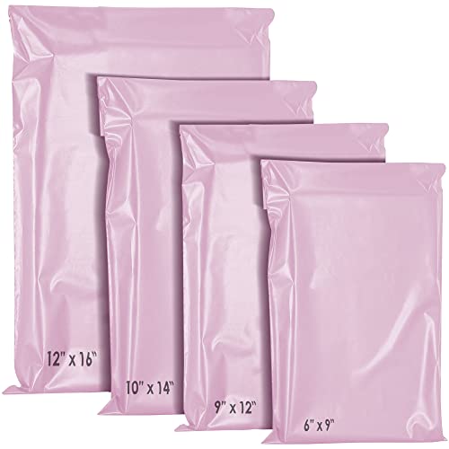 YUNJU Versandtaschen, 60 gemischte selbstverschließende Kunststoffumschläge, mittlere Versandtaschen, Rosa, Versand, Verpackung, Versand, gehärtet, sicher, gemischte Größen, 60 Stück YUNJU Versandtaschen, 60 gemischte selbstverschließende Kunststoffumschläge, mittlere Versandtaschen, Rosa, Versand, Verpackung, Versand, gehärtet, sicher, gemischte Größen, 60 Stück von YUNJU