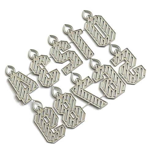 0-9 Zahlen-Stanzformen, Prägeschablonen aus Metall, für Scrapbooking, Karten, Scrapbooking, Dekoration, Stanzschablonen von YUNNIAN