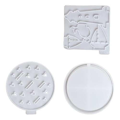 3pcs Lighthouse Silikonformen Für Kerzenseife Nachtlicht Dekoration Segelschiff Silikonkerzenformen Für Epoxidharz Silikonformen von YUNNIAN