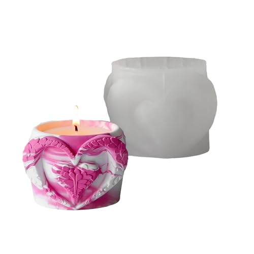 Flexible Silikon Crafting Form Kerzenhalter Form Herzform Speicherbecher Formen Für Haus Decors Enthusiasten Handgefertigte Kerzenversorgungen Flexible Silikon Crafting Form Kerzenhalter Form Herzform Speicherbecher Formen Für Haus Decors Enthusiasten Handgefertigte Kerzenversorgungen von YUNNIAN