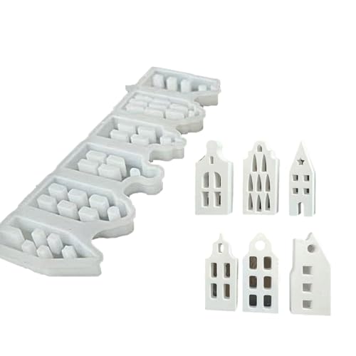 Flexible Silikonform Miniaturhaus Geformtes Dekoration Formtemperaturfestes Gipsform Für Ornamentharzgussgussformen Macht Flexible Silikonform Miniaturhaus Geformtes Dekoration Formtemperaturfestes Gipsform Für Ornamentharzgussgussformen Macht von YUNNIAN