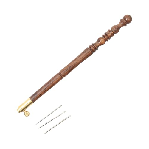 Französischer Stickhakengriff Mit Nadel (0 67 Mm 0 9 1) Austauschbare Stickerei Häkelhaken Für Die Perlen Französisch Wandteppichnadel von YUNNIAN