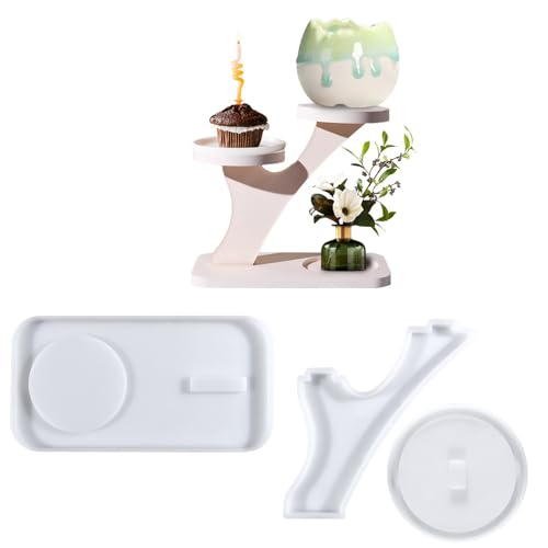 Kerzenzubehör Formen Form Spleißklasse Bracket Klassenform Silikon Textur Für Kerzenstick Party Tisch Herzstückform Formen von YUNNIAN