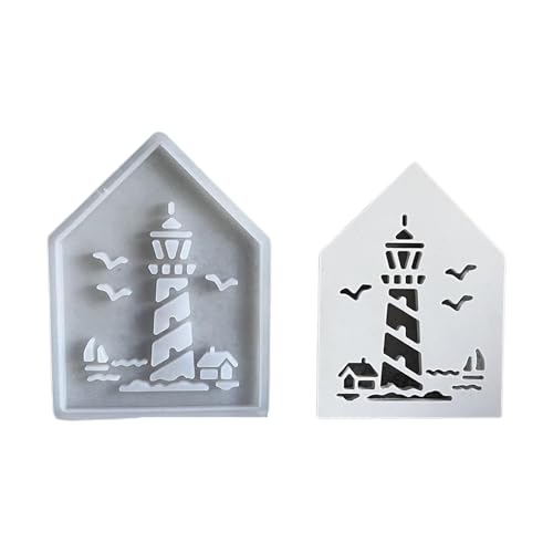 Kreatives Silikonform Weiches Stabiles Silikon Lichthaus Handwerksform Für Die Herstellung Eleganter Atmosphären Handgefertigte Kunstzubehör von YUNNIAN