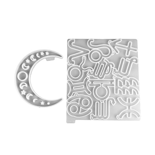 Set Von 2 Einfache Freigabe Silikonform Sternbecherformen Kreation Formen Zum Herstellen Zement Dekorativen Anhänger Anfängerfreundliche Silikonformen von YUNNIAN