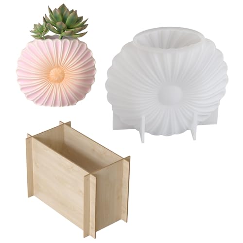 Sonnenblumen Vase Silikonform Für Harz Basteln Robust Und Leicht Zu Erfeuern Ideal Für Häuser Dekore Und Einzigartige Geschenke Silikonharzform von YUNNIAN