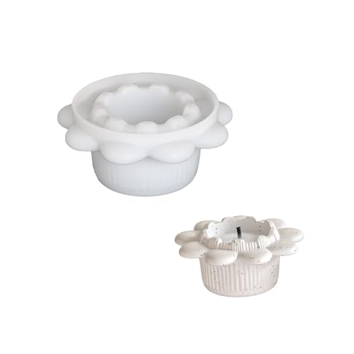 Teelichthalter Silikonform Blumenform Basteln Zubehör Kerzenhalter Schimmel Teelichthalter Silikonform Blumenform Basteln Zubehör Kerzenhalter Schimmel von YUNNIAN