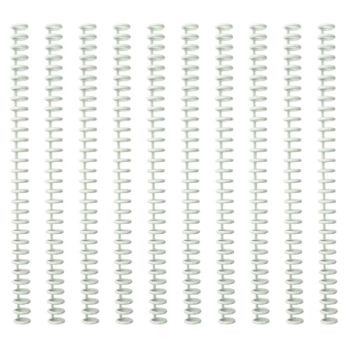 YUNNIAN 10 Stück Kammbinderücken mit 30 Ringen, Spiralbindung, für Büro, Schule, für Schüler YUNNIAN 10 Stück Kammbinderücken mit 30 Ringen, Spiralbindung, für Büro, Schule, für Schüler von YUNNIAN
