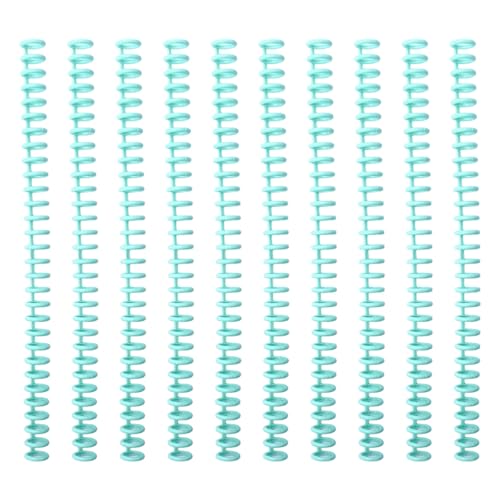 YUNNIAN 10 Stück Kammbinderücken mit 30 Ringen, Spiralbindung, für Büro, Schule, für Schüler YUNNIAN 10 Stück Kammbinderücken mit 30 Ringen, Spiralbindung, für Büro, Schule, für Schüler von YUNNIAN