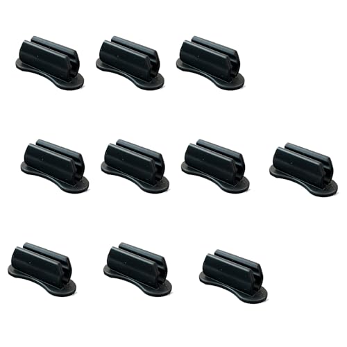 YUNNIAN 10 x selbstklebende Stift-Clip-Halter, passend für Stifte mit einem Durchmesser von 5 mm - 18 mm, Silikon-Stiftehalter für Füllfederhalter, Gelstift-Marker YUNNIAN 10 x selbstklebende Stift-Clip-Halter, passend für Stifte mit einem Durchmesser von 5 mm - 18 mm, Silikon-Stiftehalter für Füllfederhalter, Gelstift-Marker von YUNNIAN