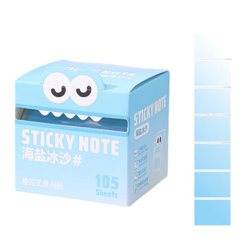 YUNNIAN 150 Blatt Perlglanz-Haftnotizen, Papier, herausziehbar, Haftnotizen, Papier, Memo-Block für Schule, Büro YUNNIAN 150 Blatt Perlglanz-Haftnotizen, Papier, herausziehbar, Haftnotizen, Papier, Memo-Block für Schule, Büro von YUNNIAN