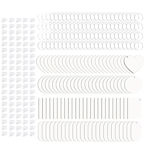 YUNNIAN 300 Stück Sublimations-Schlüsselanhänger-Set für Bastler und Geschäfte, einzigartige Personalisierungsmöglichkeit YUNNIAN 300 Stück Sublimations-Schlüsselanhänger-Set für Bastler und Geschäfte, einzigartige Personalisierungsmöglichkeit von YUNNIAN