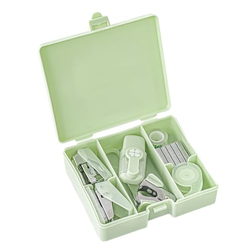 YUNNIAN 8-teiliges Bürobedarf-Set mit Locher, Heftklammer, Schere, Heftklammerentferner, Markierband, verpackt in Lagerung YUNNIAN 8-teiliges Bürobedarf-Set mit Locher, Heftklammer, Schere, Heftklammerentferner, Markierband, verpackt in Lagerung von YUNNIAN