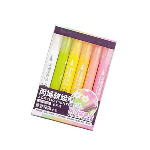 YUNNIAN Acrylfarben-Marker, Acrylfarbe, Pinselspitze für Zeichnen, Kartenherstellung, Scrapbooking, Journaling, Ausmalen YUNNIAN Acrylfarben-Marker, Acrylfarbe, Pinselspitze für Zeichnen, Kartenherstellung, Scrapbooking, Journaling, Ausmalen von YUNNIAN
