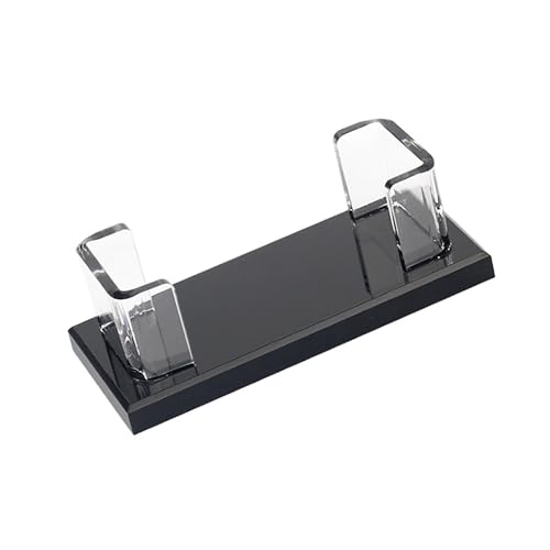 YUNNIAN Acrylkartenanzeigehalter Schwarzer Basis Für Schreibtisch Name Karte Großkapazität Container Für Geschäftsfachleute Shatter Resistente Acrylspeicherbox von YUNNIAN