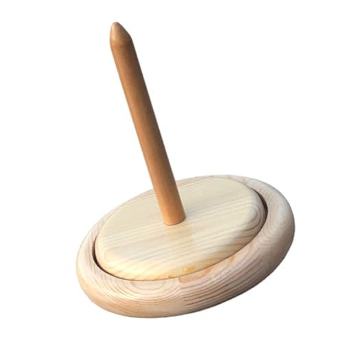 YUNNIAN Drehbarer Garnhalter aus Holz für Strick- und Häkelprojekte, leicht, tragbar, Holzgarnspender, Garnspulenständer YUNNIAN Drehbarer Garnhalter aus Holz für Strick- und Häkelprojekte, leicht, tragbar, Holzgarnspender, Garnspulenständer von YUNNIAN