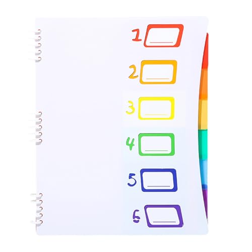YUNNIAN Fächermappe mit 6 Fächern, Briefgröße, Dokumenten-Organizer, erweiterbare Sortiermappe mit herausnehmbaren Seiten YUNNIAN Fächermappe mit 6 Fächern, Briefgröße, Dokumenten-Organizer, erweiterbare Sortiermappe mit herausnehmbaren Seiten von YUNNIAN