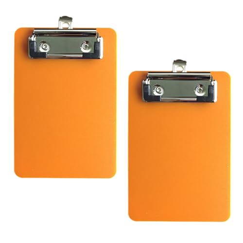 YUNNIAN Kleine Klemmbretter, praktische Klemmbretter, Schreibtafel, Klemmbretter für Büro, Schule, 2 Stück YUNNIAN Kleine Klemmbretter, praktische Klemmbretter, Schreibtafel, Klemmbretter für Büro, Schule, 2 Stück von YUNNIAN