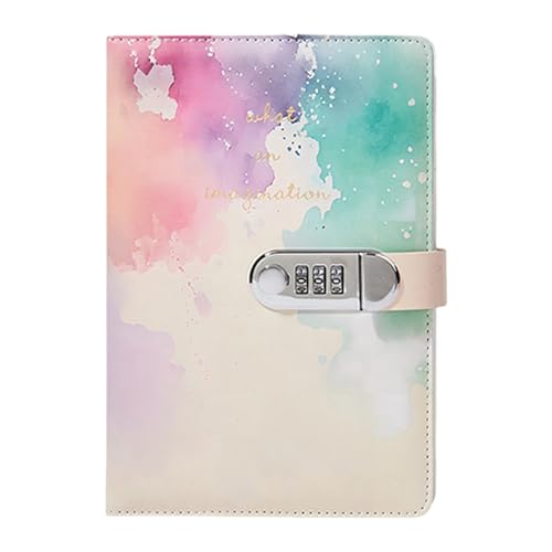 YUNNIAN Leder-Tagebuch, Hardcover, Notizbuch, Planer mit Kombination, Passwort, Tagebuch, liniert, für Frauen YUNNIAN Leder-Tagebuch, Hardcover, Notizbuch, Planer mit Kombination, Passwort, Tagebuch, liniert, für Frauen von YUNNIAN