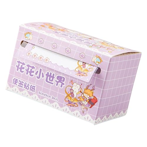 YUNNIAN Notizblock, Cartoon-Notizblock, ausziehbar, selbstklebend, 6 x 4 cm, selbstklebend, für Schule, Büro, 70 Blatt YUNNIAN Notizblock, Cartoon-Notizblock, ausziehbar, selbstklebend, 6 x 4 cm, selbstklebend, für Schule, Büro, 70 Blatt von YUNNIAN