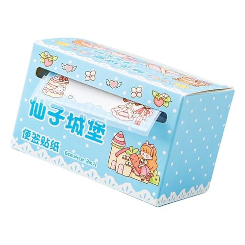 YUNNIAN Notizblock, Cartoon-Notizblock, ausziehbar, selbstklebend, 6 x 4 cm, selbstklebend, für Schule, Büro, 70 Blatt YUNNIAN Notizblock, Cartoon-Notizblock, ausziehbar, selbstklebend, 6 x 4 cm, selbstklebend, für Schule, Büro, 70 Blatt von YUNNIAN
