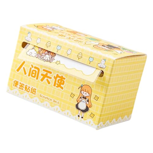 YUNNIAN Notizblock, Cartoon-Notizblock, ausziehbar, selbstklebend, 6 x 4 cm, selbstklebend, für Schule, Büro, 70 Blatt YUNNIAN Notizblock, Cartoon-Notizblock, ausziehbar, selbstklebend, 6 x 4 cm, selbstklebend, für Schule, Büro, 70 Blatt von YUNNIAN
