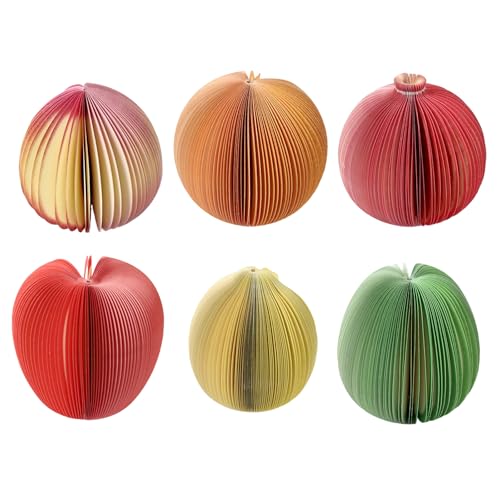 YUNNIAN Obst-Notizblöcke, 750 Blatt, Haftnotizen, Papier, Taschennotizpapier, Obstform, Notizblöcke, Taschen-Schreibblock für Büro YUNNIAN Obst-Notizblöcke, 750 Blatt, Haftnotizen, Papier, Taschennotizpapier, Obstform, Notizblöcke, Taschen-Schreibblock für Büro von YUNNIAN