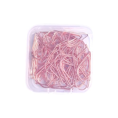 YUNNIAN Schöne dekorative Büroklammern in Tropfenform, Lesezeichen, Metall, Planer-Clips, Büroklammern für Schreibwaren, 50 Stück YUNNIAN Schöne dekorative Büroklammern in Tropfenform, Lesezeichen, Metall, Planer-Clips, Büroklammern für Schreibwaren, 50 Stück von YUNNIAN