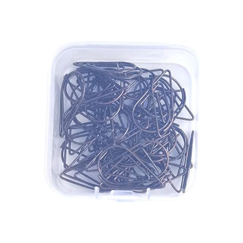 YUNNIAN Schöne dekorative Büroklammern in Tropfenform, Lesezeichen, Metall, Planer-Clips, Büroklammern für Schreibwaren, 50 Stück YUNNIAN Schöne dekorative Büroklammern in Tropfenform, Lesezeichen, Metall, Planer-Clips, Büroklammern für Schreibwaren, 50 Stück von YUNNIAN