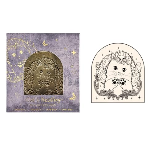YUNNIAN Vintage Büroklammer Metallclip Scrapbooking Seitenclip Dekorative Klemme Journal Clip für Journaling Fotoalbum von YUNNIAN