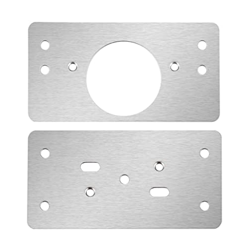 YUOIUX 1 Set Schranktürscharniere Reparaturplatte Edelstahl Scharnier Werkzeuge für Schrank Möbel Fenster Schublade Regale Reparatur von YUOIUX