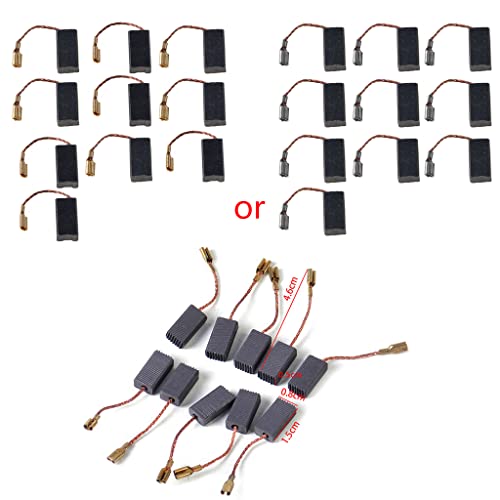YUOIUX 10 Stück/Set Praktischer Kohlebürstenersatz für GWS 580 GWS C GWS 7-115 GWS D11 Zubehör von YUOIUX