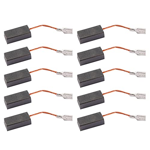 YUOIUX 10 Stück Federkohlebürsten Schleifer Kohlebürsten Elektromotor Elektrowerkzeug für Elektromotoren Ersatzteilreparatur YUOIUX 10 Stück Federkohlebürsten Schleifer Kohlebürsten Elektromotor Elektrowerkzeug für Elektromotoren Ersatzteilreparatur von YUOIUX