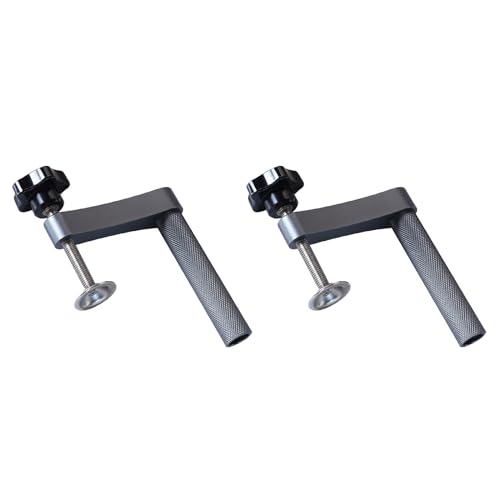 YUOIUX 2 x 19/20 mm Schreibtisch-Schnellklemmen, verstellbare Klemme, Aluminium, Desktop-Schnellklemmen für Holzschnitzerei, Meißeln von YUOIUX
