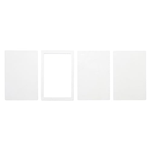 YUOIUX Acrylplatte 4 Stück Acrylplatten Leere Teller Shake Leere Platte Acryl für YUOIUX Acrylplatte 4 Stück Acrylplatten Leere Teller Shake Leere Platte Acryl für von YUOIUX